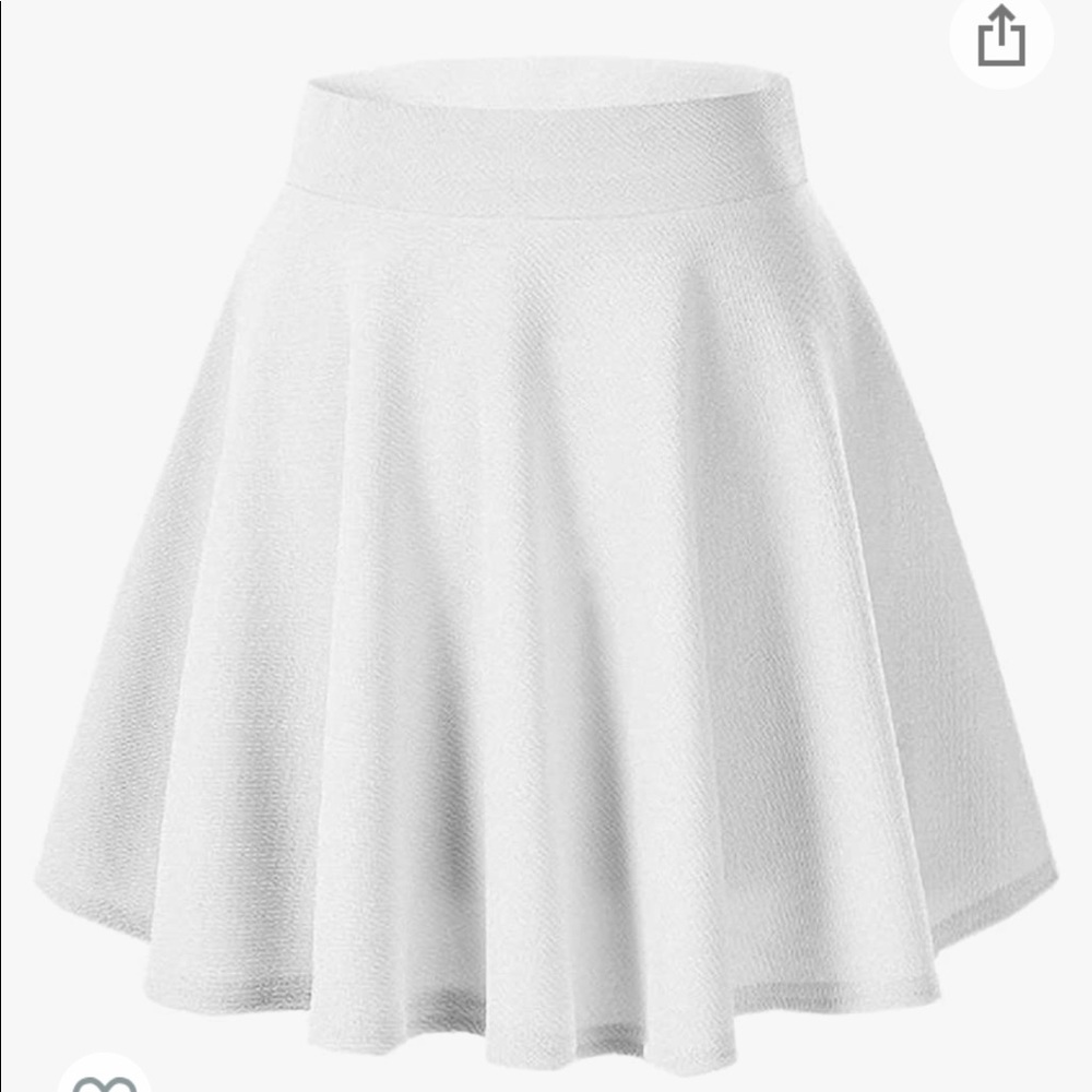 White skirt